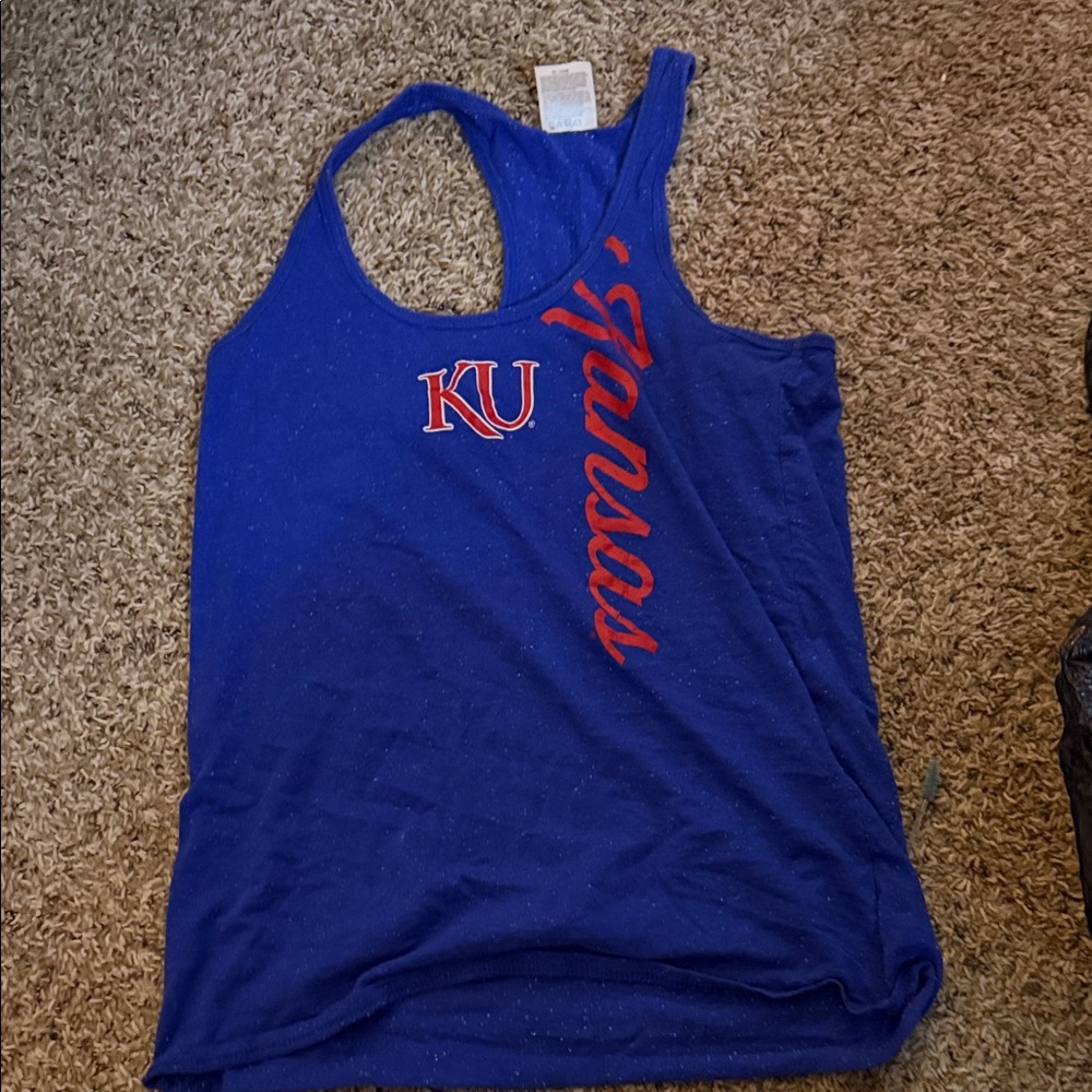 Rivalry Threads Blue Kansas Tank Top